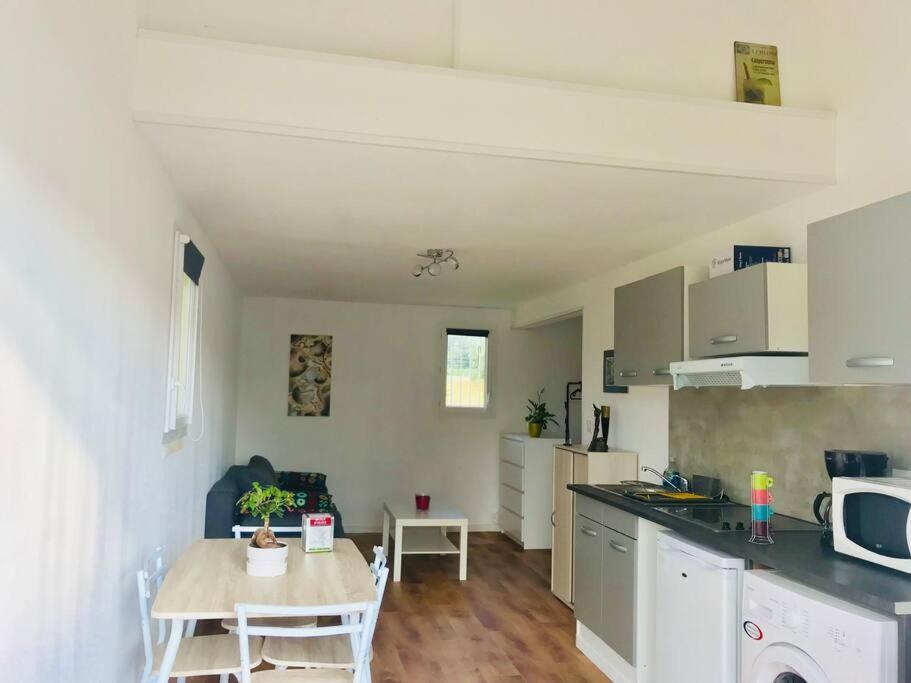 Loue Studio Dans Une Villa Avec Piscine Terrasse Saint-Theodorit Exteriör bild